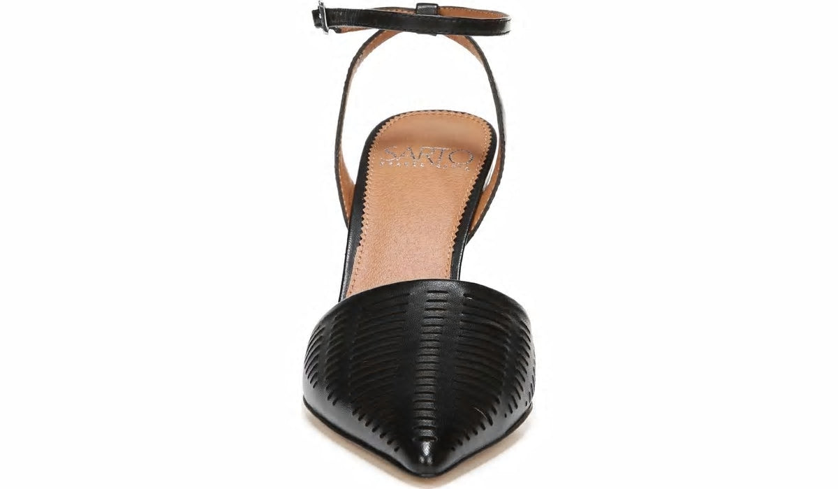 Sarto Starla Pump - Black Leather