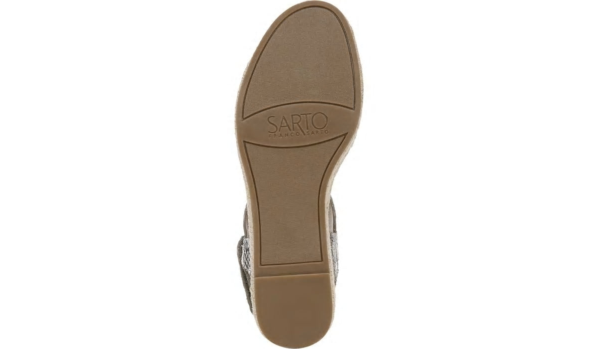 Sarto Oak Espadrille Sandal - Ocean Wave Leather