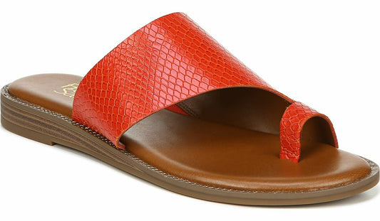 Franco Gem Sandal - Bright Orange Leather