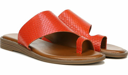 Franco Gem Sandal - Bright Orange Leather