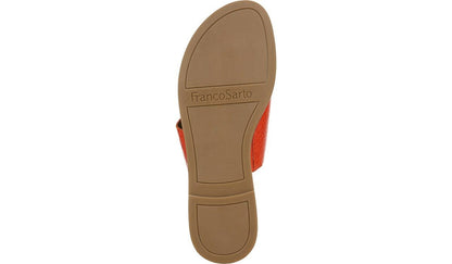Franco Gem Sandal - Bright Orange Leather