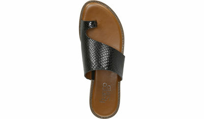 Franco Gem Sandal - Black Leather