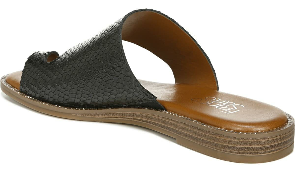 Franco Gem Sandal - Black Leather