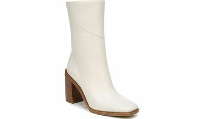Franco Stevie Block Heel Boot - Putty Leather