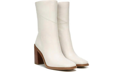 Franco Stevie Block Heel Boot - Putty Leather