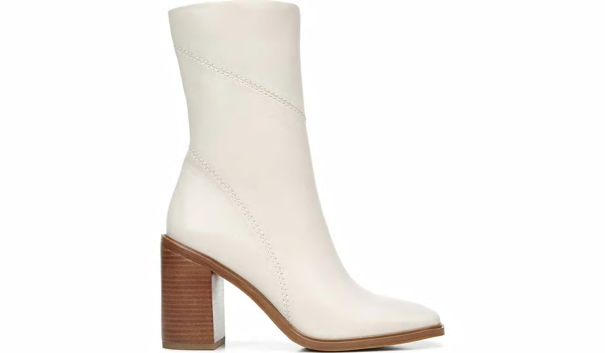 Franco Stevie Block Heel Boot - Putty Leather