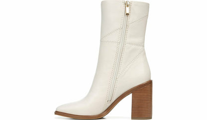 Franco Stevie Block Heel Boot - Putty Leather