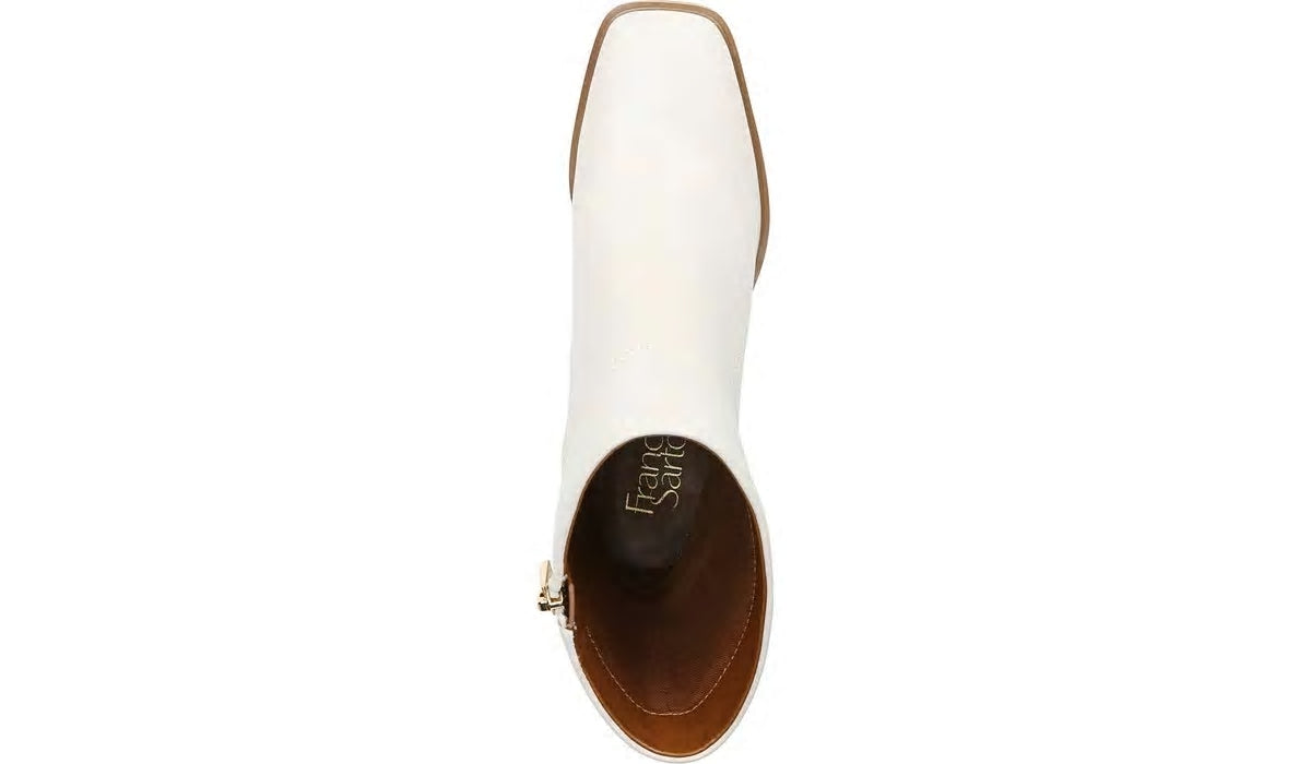 Franco Stevie Block Heel Boot - Putty Leather