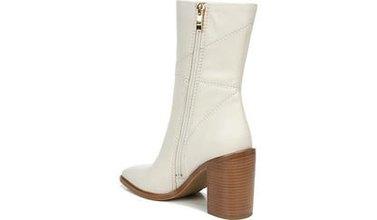 Franco Stevie Block Heel Boot - Putty Leather