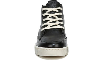 Franco Pryce Mid Top Sneaker - Black Leather