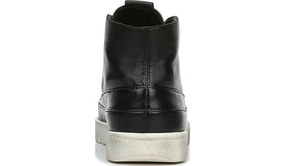 Franco Pryce Mid Top Sneaker - Black Leather