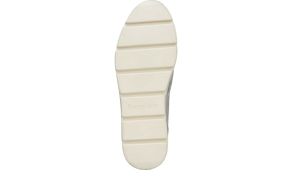 Franco Pryce Mid Top Sneaker - Silver Leather