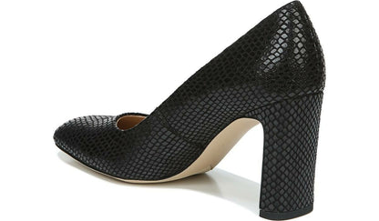 Franco Gianna Pump - Black Snake Print Fabric