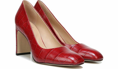Franco Gianna Pump - Dark Red Leather