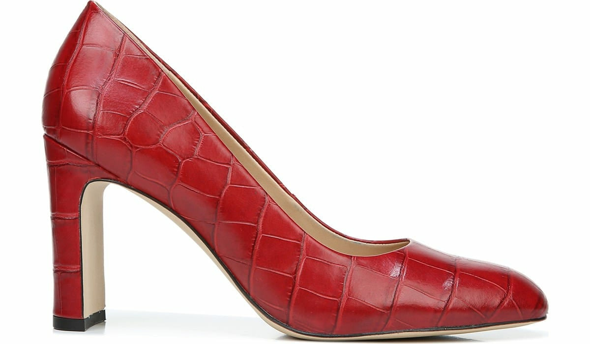 Franco Gianna Pump - Dark Red Leather