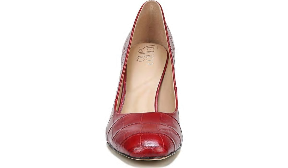 Franco Gianna Pump - Dark Red Leather