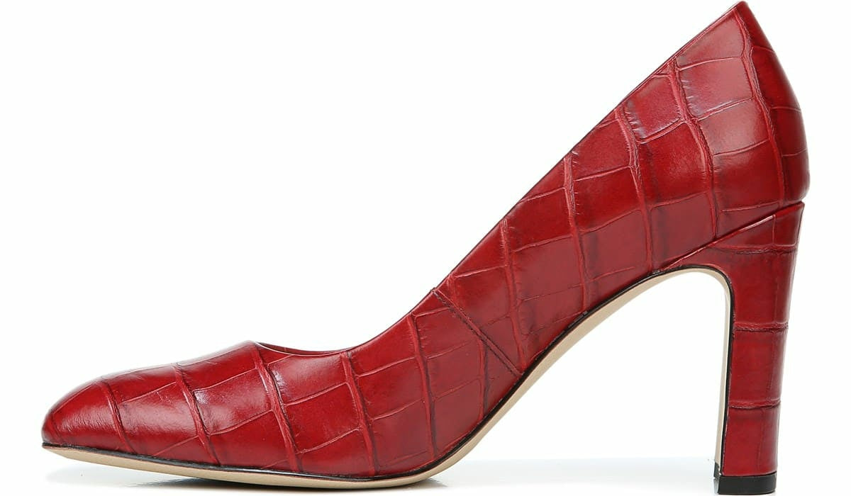 Franco Gianna Pump - Dark Red Leather