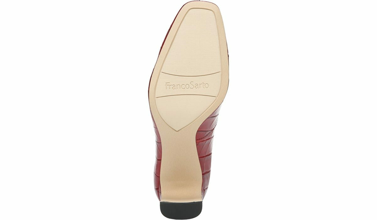 Franco Gianna Pump - Dark Red Leather