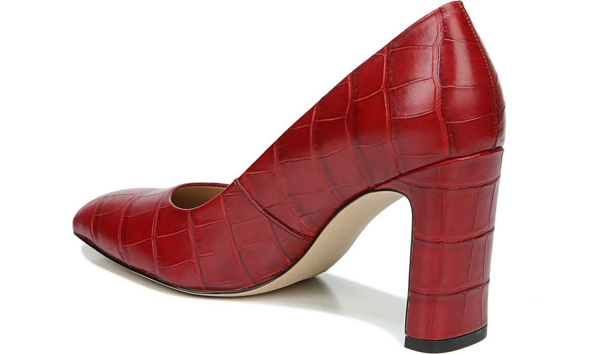 Franco Gianna Pump - Dark Red Leather