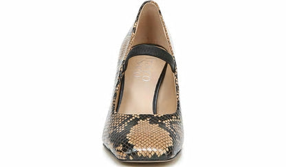 Franco Halo Mary Jane Pump - Beige Leather