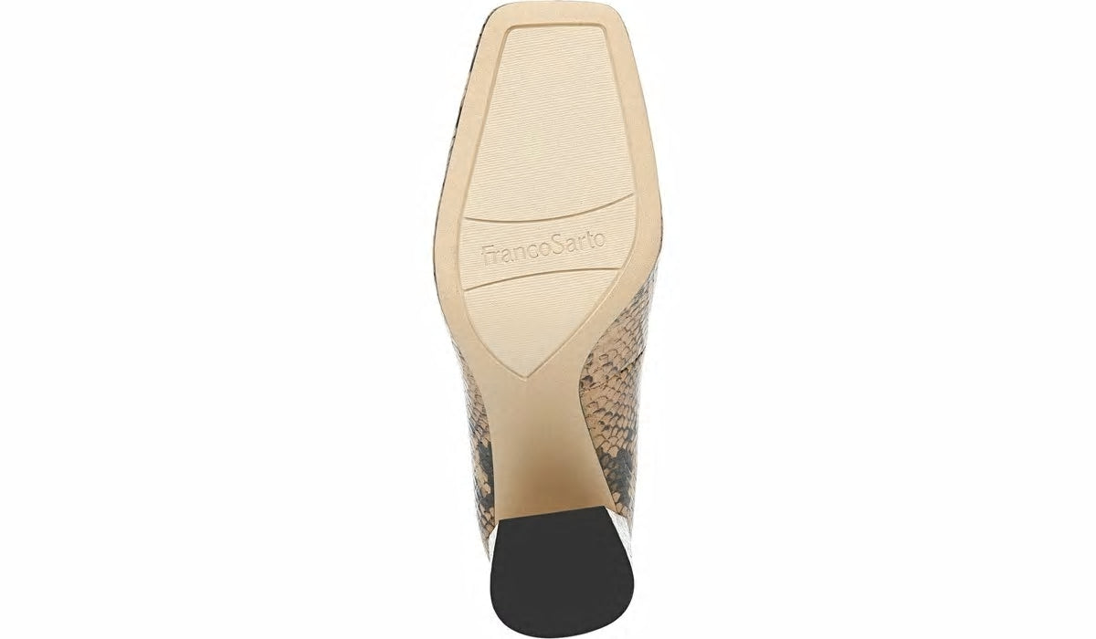Franco Halo Mary Jane Pump - Beige Leather
