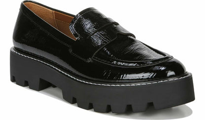 Franco Balin Platform Loafer - Black Patent