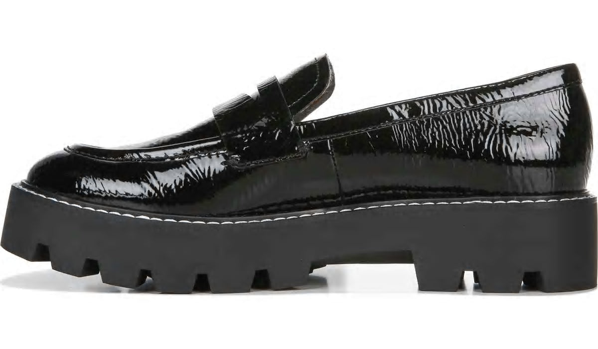 Franco Balin Platform Loafer - Black Patent