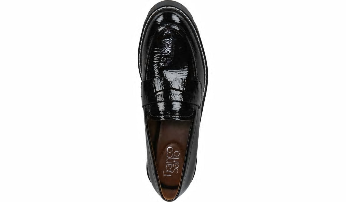 Franco Balin Platform Loafer - Black Patent