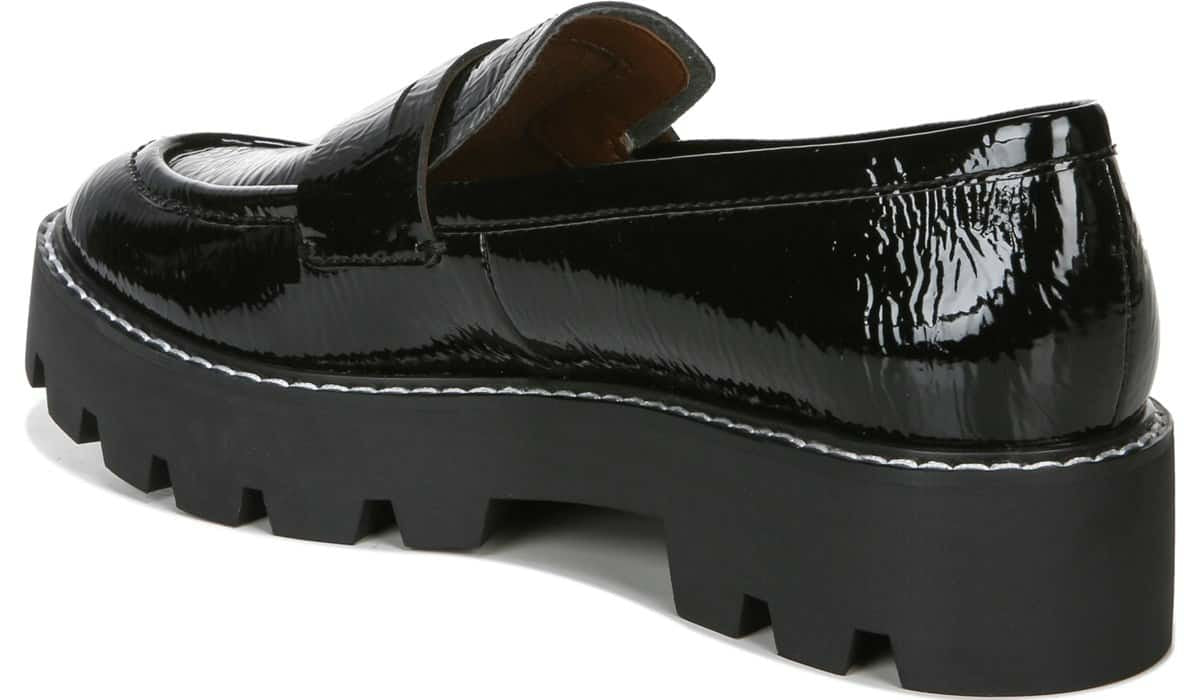Franco Balin Platform Loafer - Black Patent
