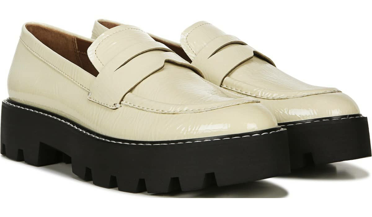Franco Balin Platform Loafer - Putty Patent