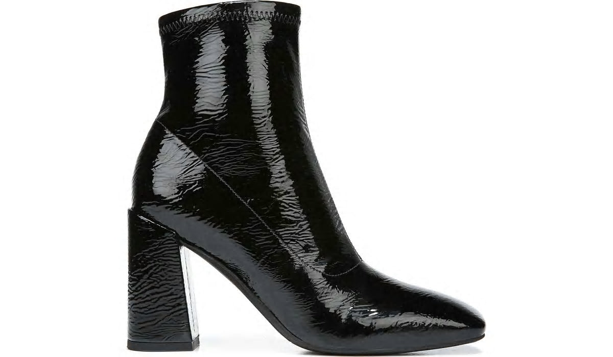Franco Harmond Block Heel Bootie - Black Patent