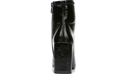 Franco Harmond Block Heel Bootie - Black Patent
