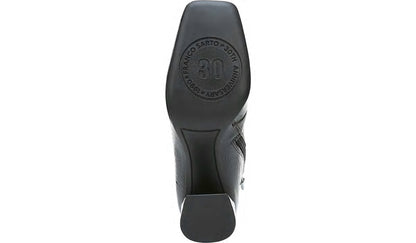 Franco Harmond Block Heel Bootie - Black Patent