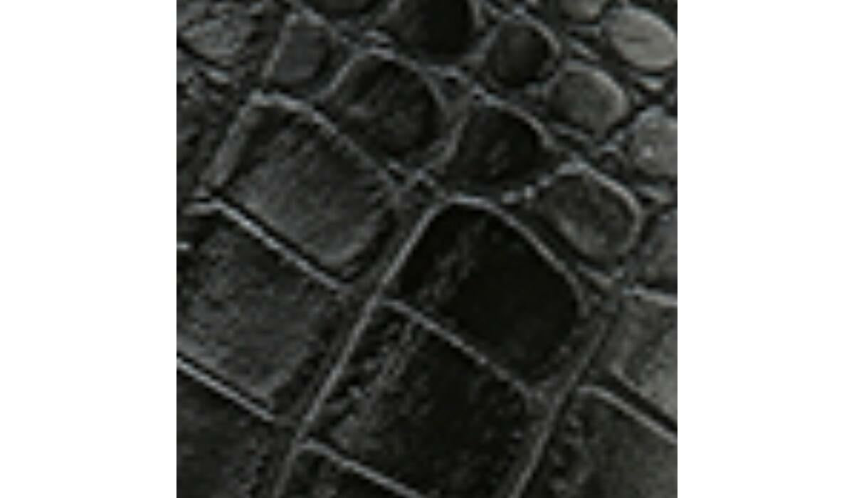 Franco Harmond Block Heel Bootie - Black Crocco