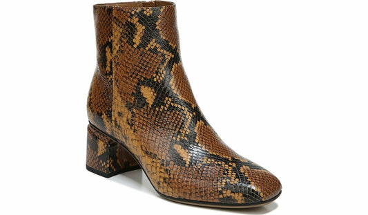 Franco Marquee Bootie - Brown Snake Print Leather