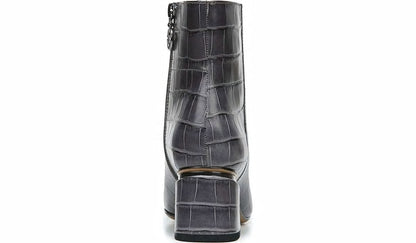 Franco Marquee Bootie - Grey Croco Print Leather