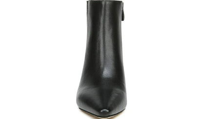 Franco Sandria Block Heel Bootie - Black Leather