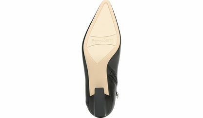 Franco Sandria Block Heel Bootie - Black Leather