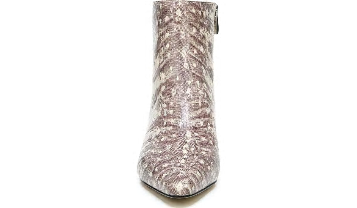 Franco Sandria Block Heel Bootie - Roccia Snake Print Leather