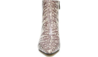 Franco Sandria Block Heel Bootie - Roccia Snake Print Leather