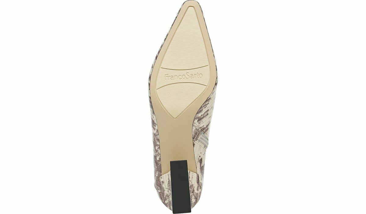 Franco Sandria Block Heel Bootie - Roccia Snake Print Leather