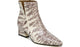 Roccia Snake Print Leather