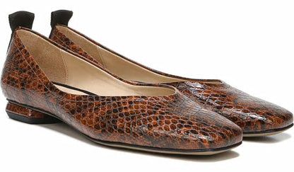 Franco Ailee Flat - Sienna Snake