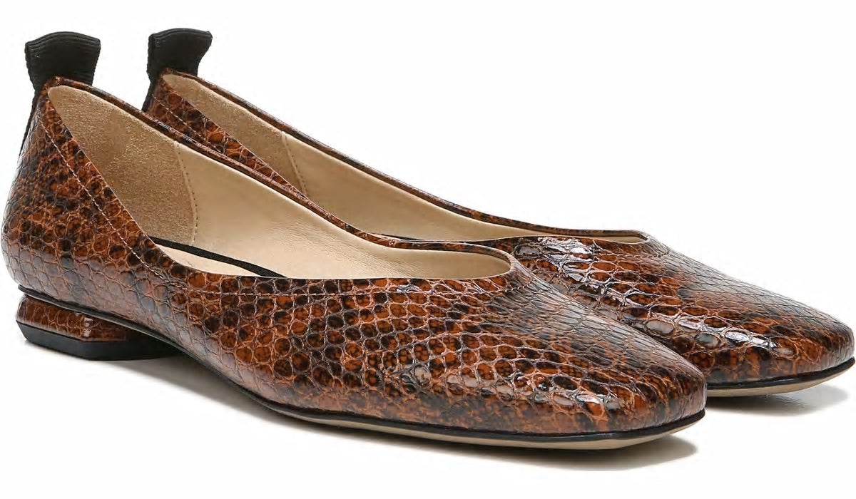 Franco Ailee Flat - Sienna Snake
