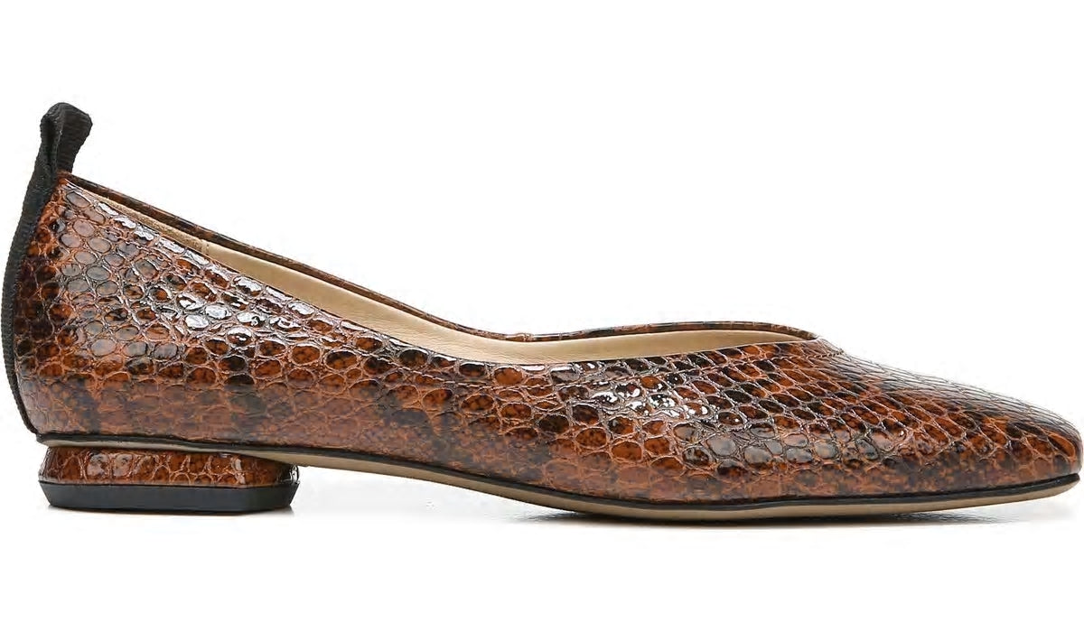 Franco Ailee Flat - Sienna Snake