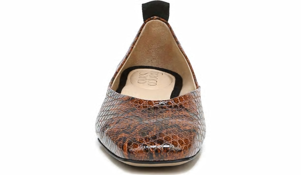 Franco Ailee Flat - Sienna Snake