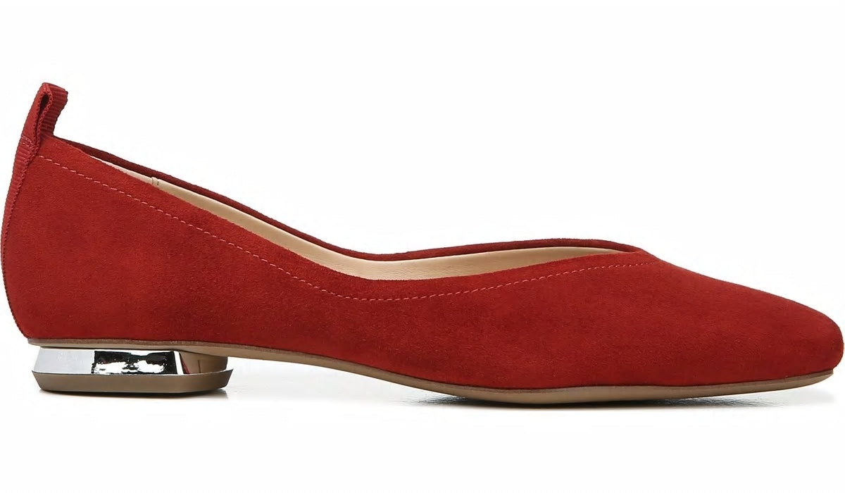 Franco Ailee Flat - Campari Suede