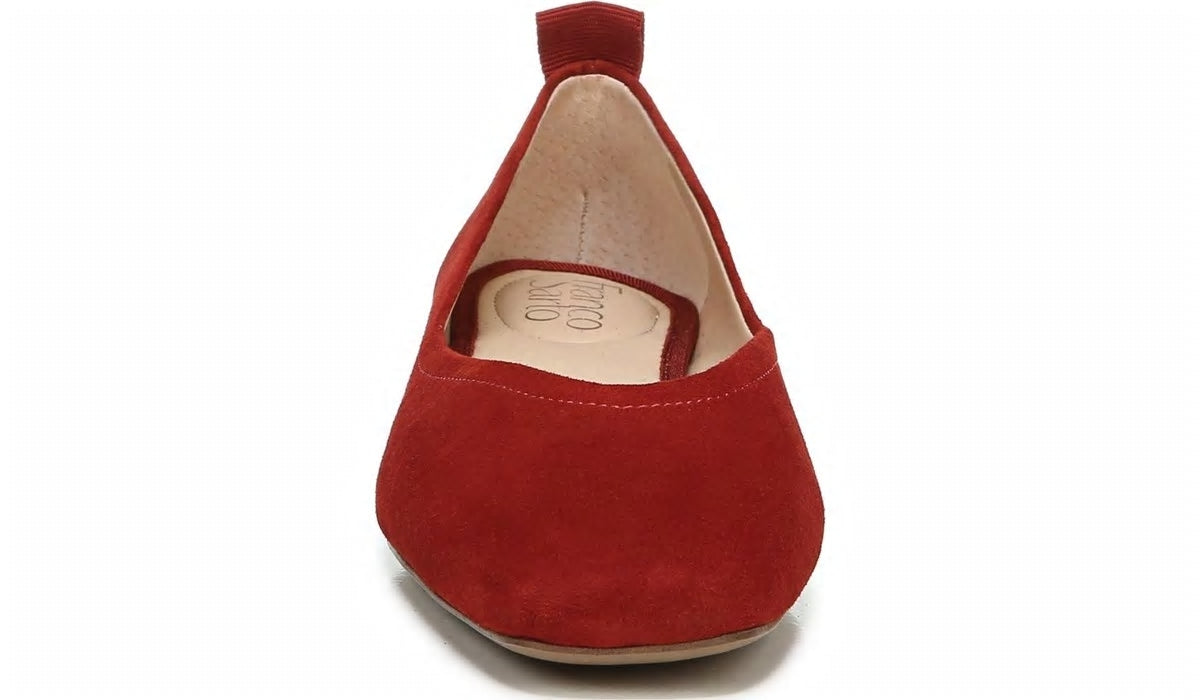 Franco Ailee Flat - Campari Suede