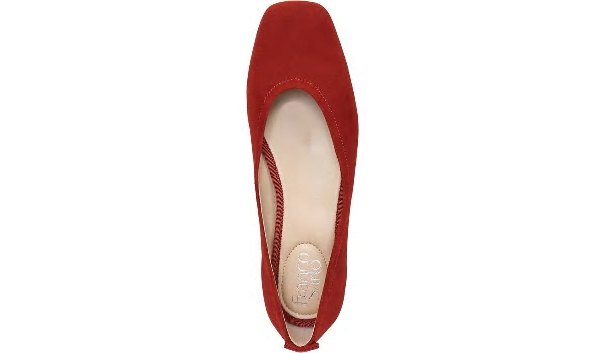Franco Ailee Flat - Campari Suede