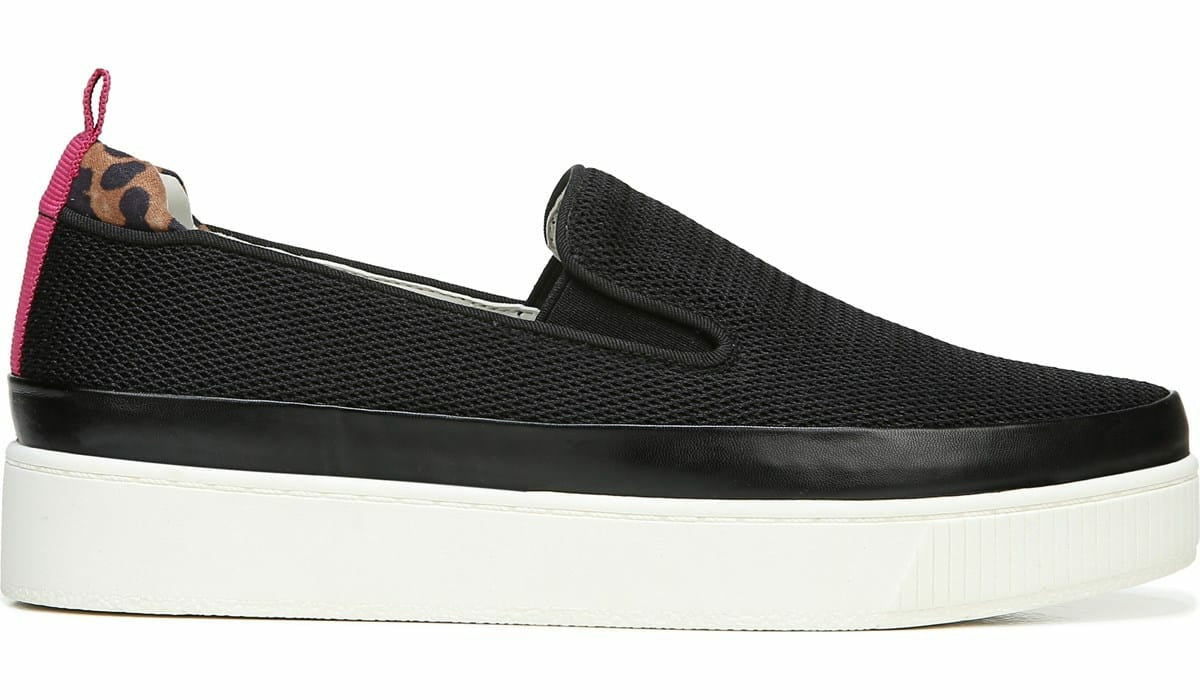 Franco Homer 4 Platform Slip On Sneaker - Black Mesh